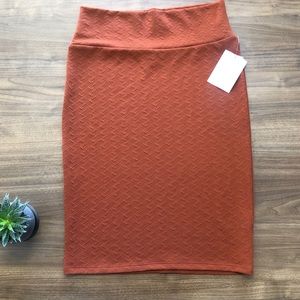 LuLaRoe Cassie Skirt Medium - Burnt Sienna
